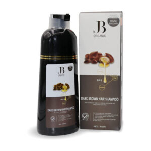 JB Organic Dark Brown Hair Color Shampoo 3 in 1 Argan Care 400ml
