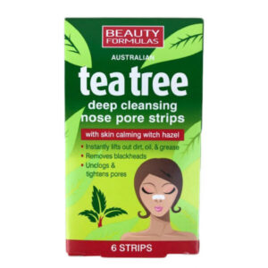 Beauty Formulas Tea Tree Deep Cleansing Nose Strips 6 Pack