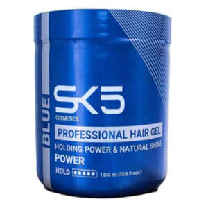 SK5 Hair Styling Gel Power Hold 1000ml Blue