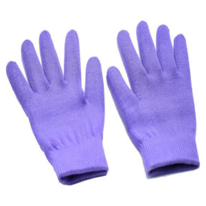SPA Moisturising Gel Gloves With Jojoba Oil Olive Oil Vitamin E & Rose Oil (Purple)
