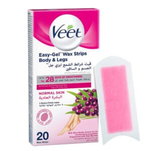 Veet Hair Removal Wax Strips body 20 pack normal skin