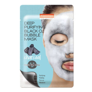 Purederm Deep Purifying Black O2 Bubble Mask Charcoal