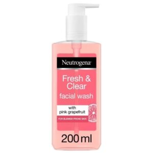 Neutrogena Face Wash Visibly Clear 200ml Grapefruit Pink