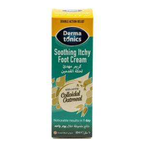 Derma Tonics Soothing Itchy Foot Cream Colloidal Oatmeal 60ml