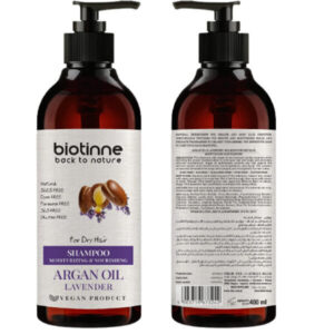 Biotinne Argan Oil & Lavender Hair Shampoo for Dry Hair 400ml
