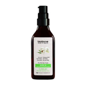 Biotinne Garlic & Hemp Seed Oil Hair Serum for All Hair Types 75ml