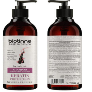 Biotinne Keratin Protection Hair Shampoo for Curly Hair 400ml