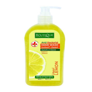 Boutique Anti Bacterial Hand Wash with Moisturizer 500ml Lemon