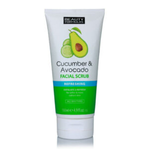 Beauty Formulas Facial Scrub 150ml Cucumber & Avocado