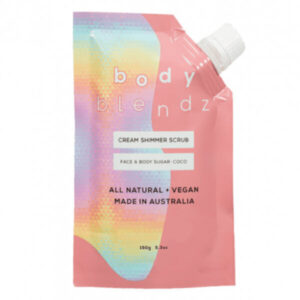 Body Blendz Face & Body Cream Shimmer Scrub Sugar Coco 150gm