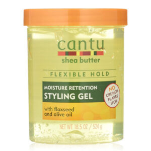 Cantu Shea Butter Flaxseed & Olive Oil Hair Styling Gel Flexible Hold 524gm