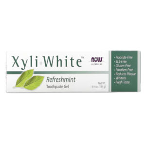 Now Solutions Xyli White Tooth Paste Gel Refresh Mint 181gm