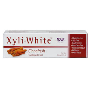 Now Solutions Xyli White Tooth Paste Gel Cinnafresh 181gm