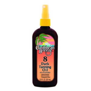 Caribbean Breeze SPF 8 Dark Tanning Oil 250ml