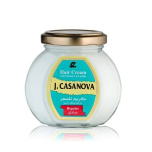 J.Cassanova Hair Cream 150 ml regular - كازانوفا كريم للشعر 150 جم عادي