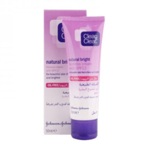 Clean & Clear Natural Bright Fairness Cream with SPF 12 50ml