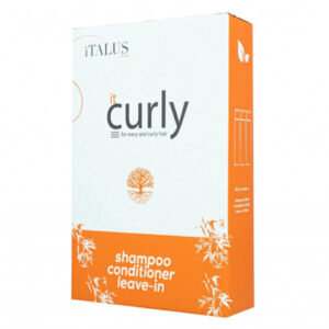 Italus Curly Shampoo and Conditioner for Wavy and Curly Hair 900ml