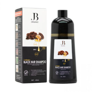 JB Organic Black Hair Color Shampoo 3 in 1 Argan Care 400ml
