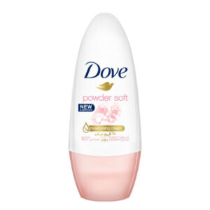 Dove Powder Soft Deodorant Roll-on with Moisturising Cream 50ml