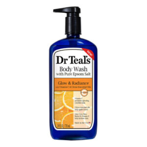 Dr Teal'S Body Wash with Pure Epsom Salt Glow & Radiance Vitamin C 710ml